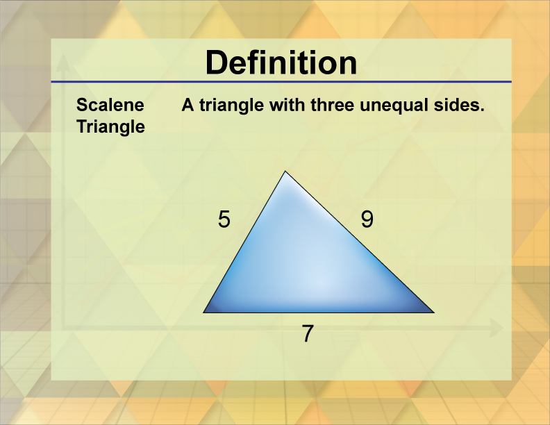 Definition Triangle Concepts Scalene Triangle Media Math