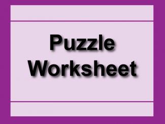 Worksheet: Sudoku Puzzle 08--Hard Level