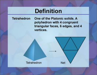 Video Definition 45--3D Geometry--Tetrahedron--Spanish Audio