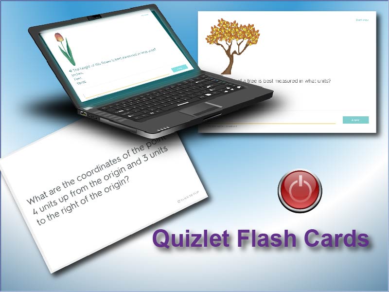 quizlet math flash cards
