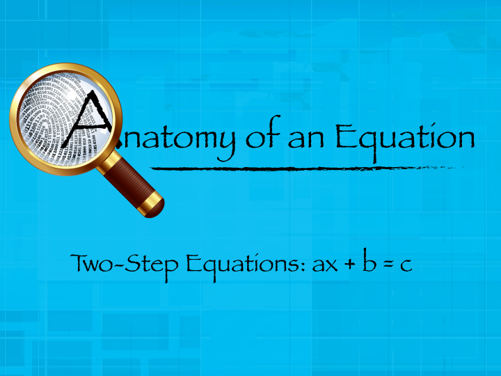 Video Tutorial: Anatomy of an Equation: Two-Step Equations 1