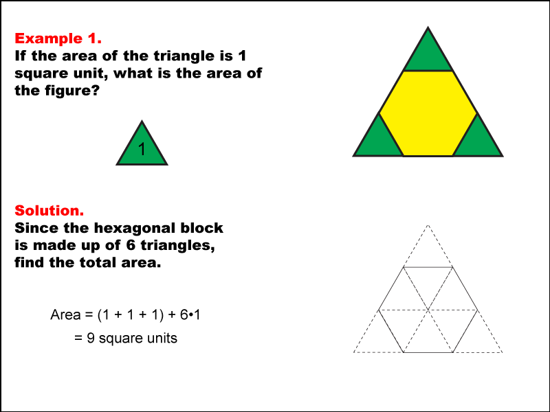 Area with Pattern Blocks