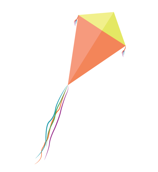 Math Clip Art--Geometry Concepts--Kite Shape 11