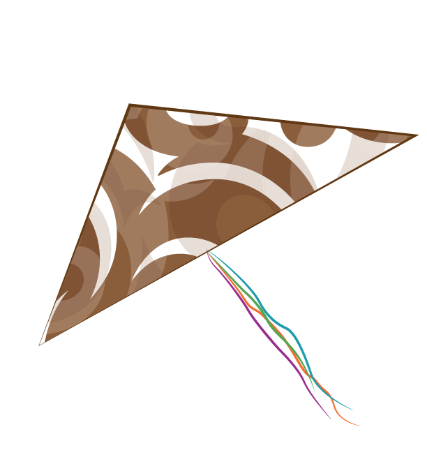 Math Clip Art--Geometry Concepts--Kite Shape 15