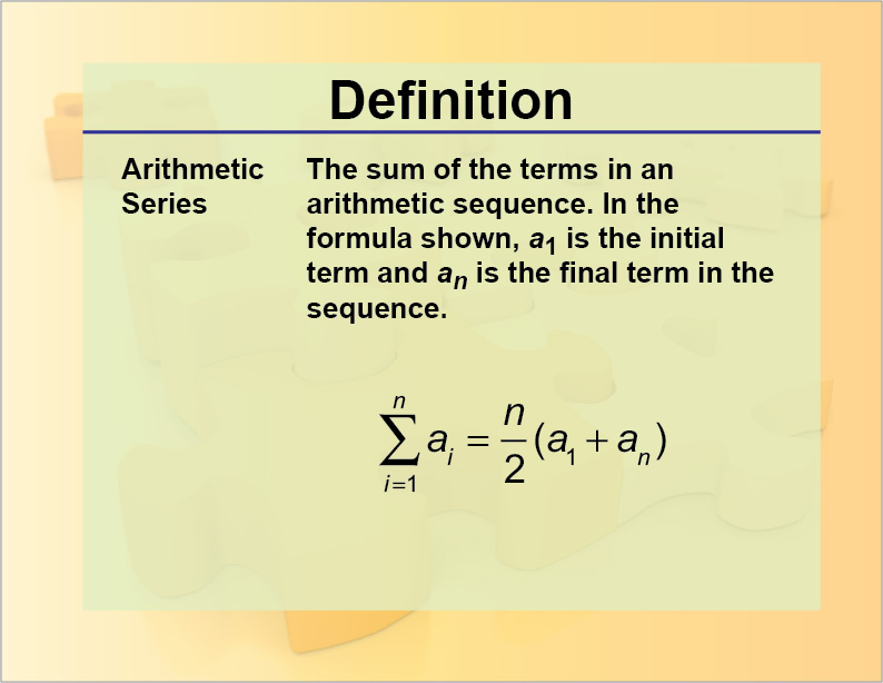 define sequences math