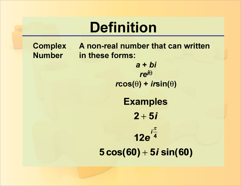 complex number