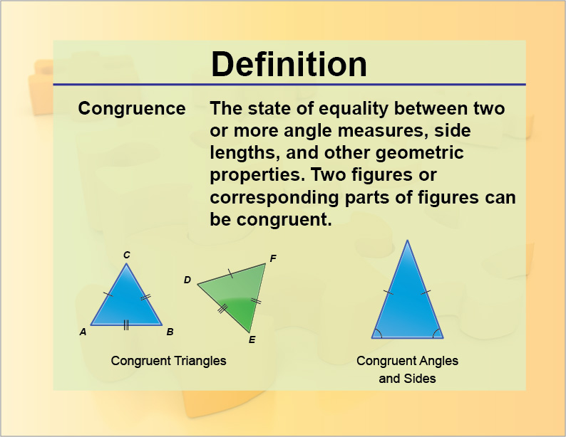 What Is The Definition Of Congruent - DEFINITION KLW