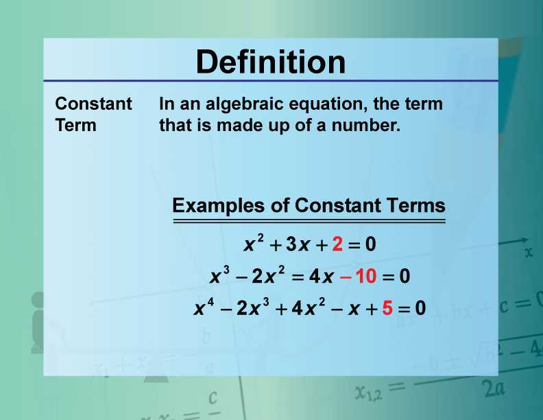 Math Definitions Collection Solving Equations Media4Math