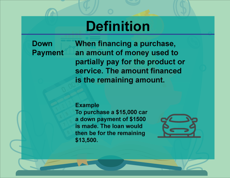 Down Payment Media4Math