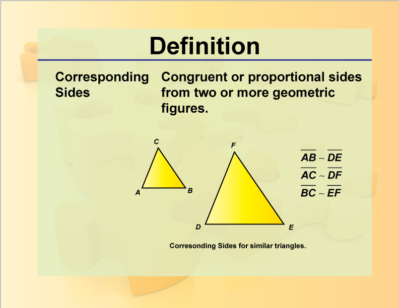 Definition Geometry Basics Corresponding Sides Media4math 2984