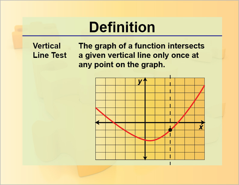 vertical line test