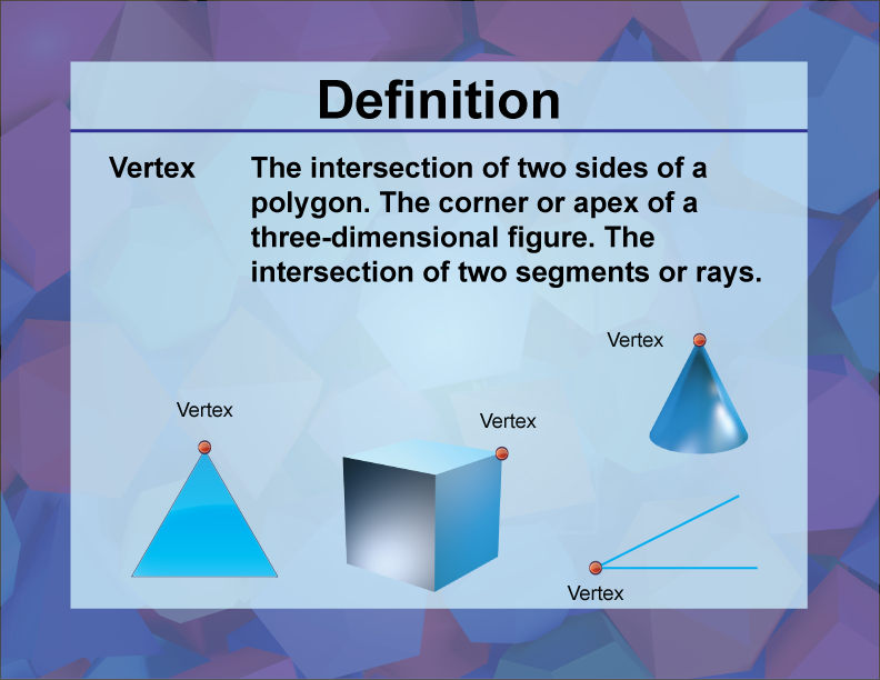 Definition--3D Geometry Concepts--Vertex