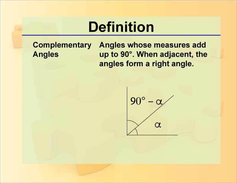 Complementary Definition