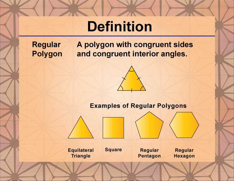 equiangular polygon in real life