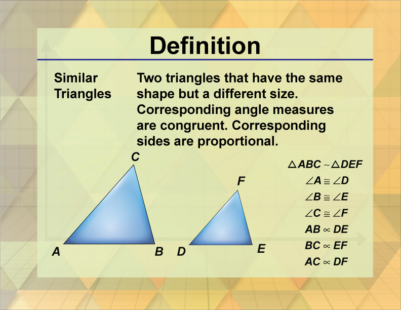 Similar Triangles