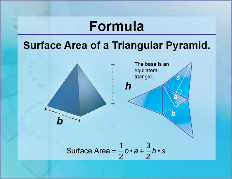 equation for surface area of triangular prism