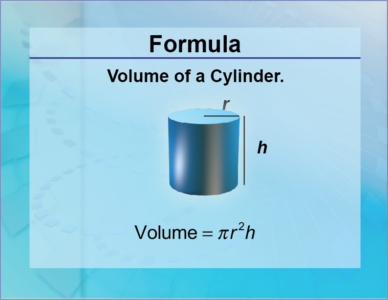volume formulas