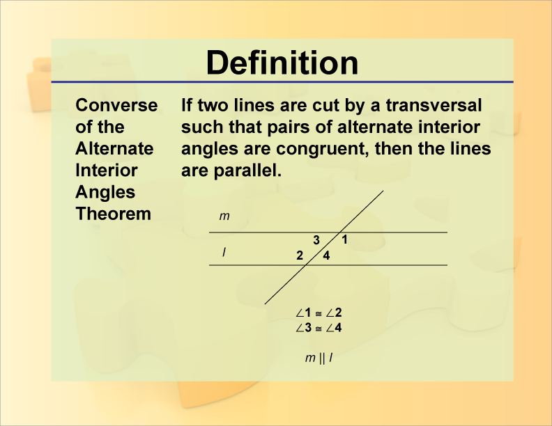 Alternate Interior Angles (Definition, Theorem, Proofs and Examples)