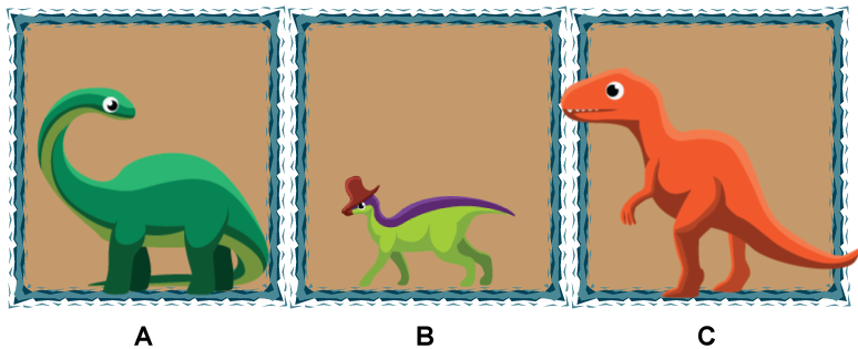 Math Clip Art--Dinosaur Height Comparisons-14