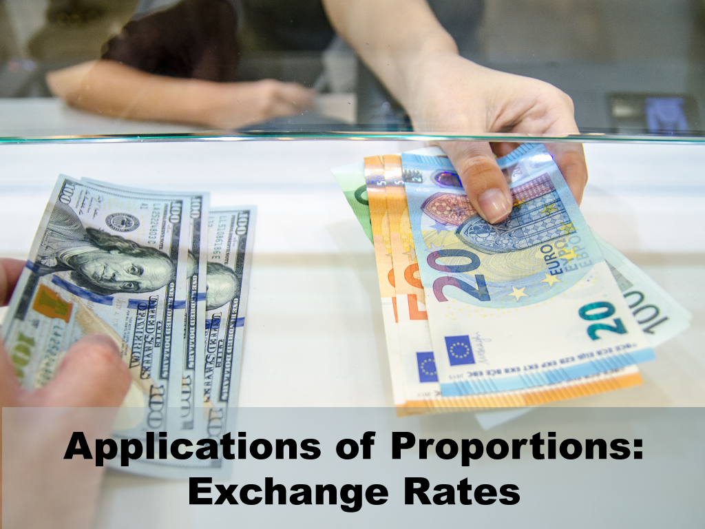 Math Clip Art--Applications of Proportions--Exchange Rates 1