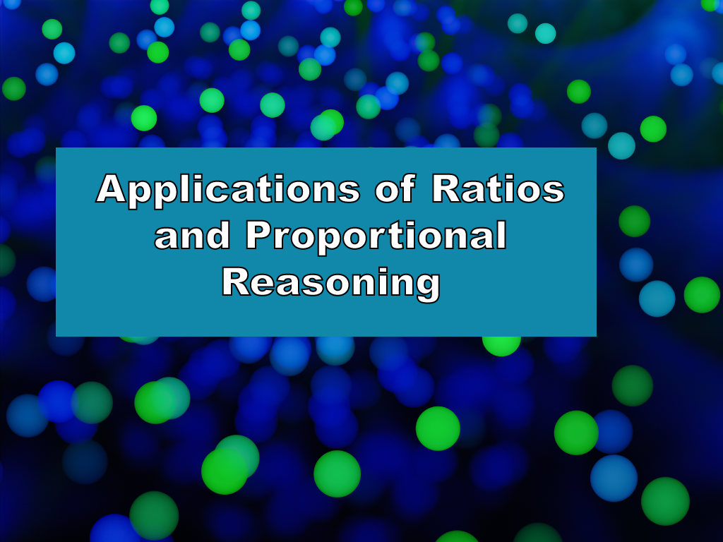 Math Clip Art--Applications of Ratios and Proportional Reasoning 1
