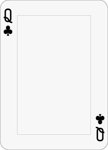 queen of clubs card