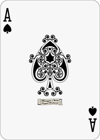 Math Clip Art--Playing Card: The Ace of Spades | Media4Math