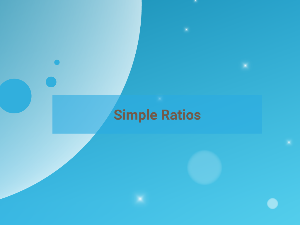 Math Clip Art--Simple Ratios 1