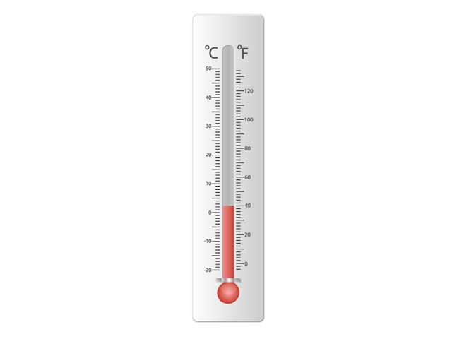 Math Clip Art--Thermometer 6