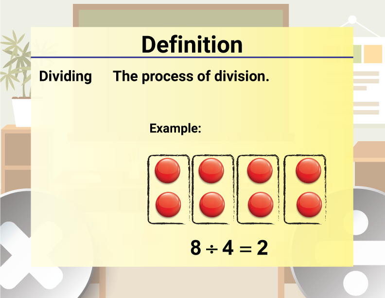 Math Video Definition 9--Multiplication and Division Concepts--Dividing
