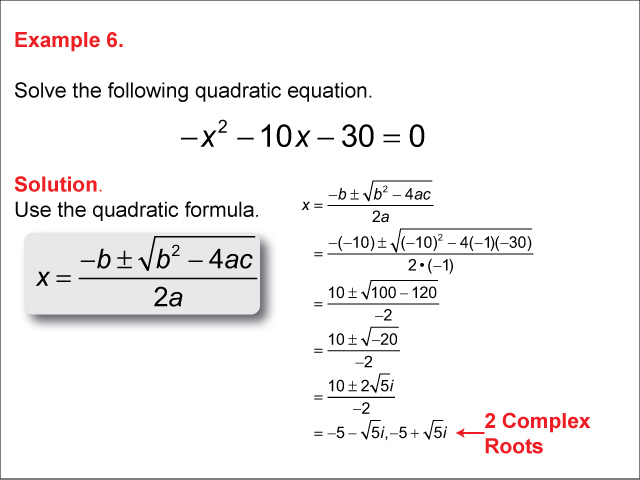 Example Of The Smallest Quadratic Method