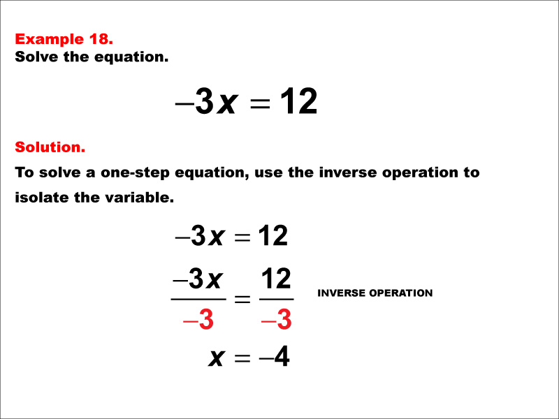 One Solution Equation Example Tessshebaylo