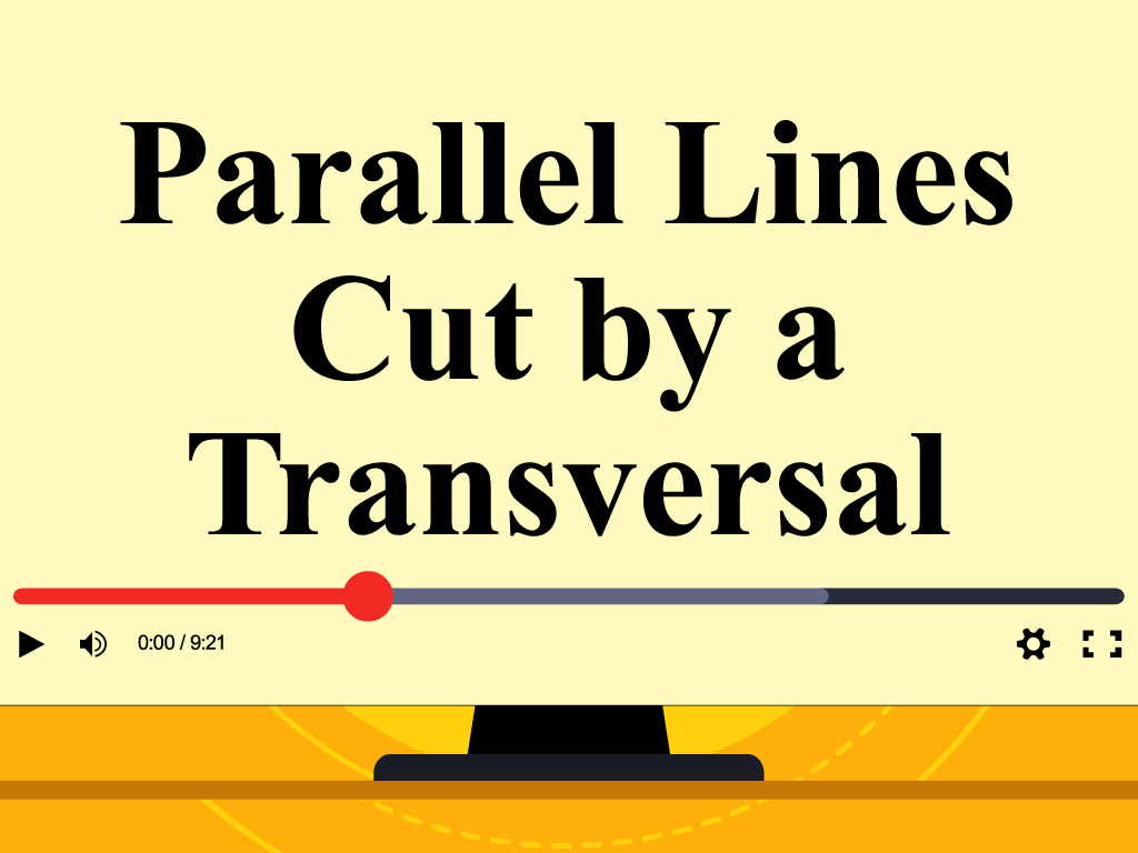 Video Tutorial: Parallel Lines Cut by a Transversal: Example 3