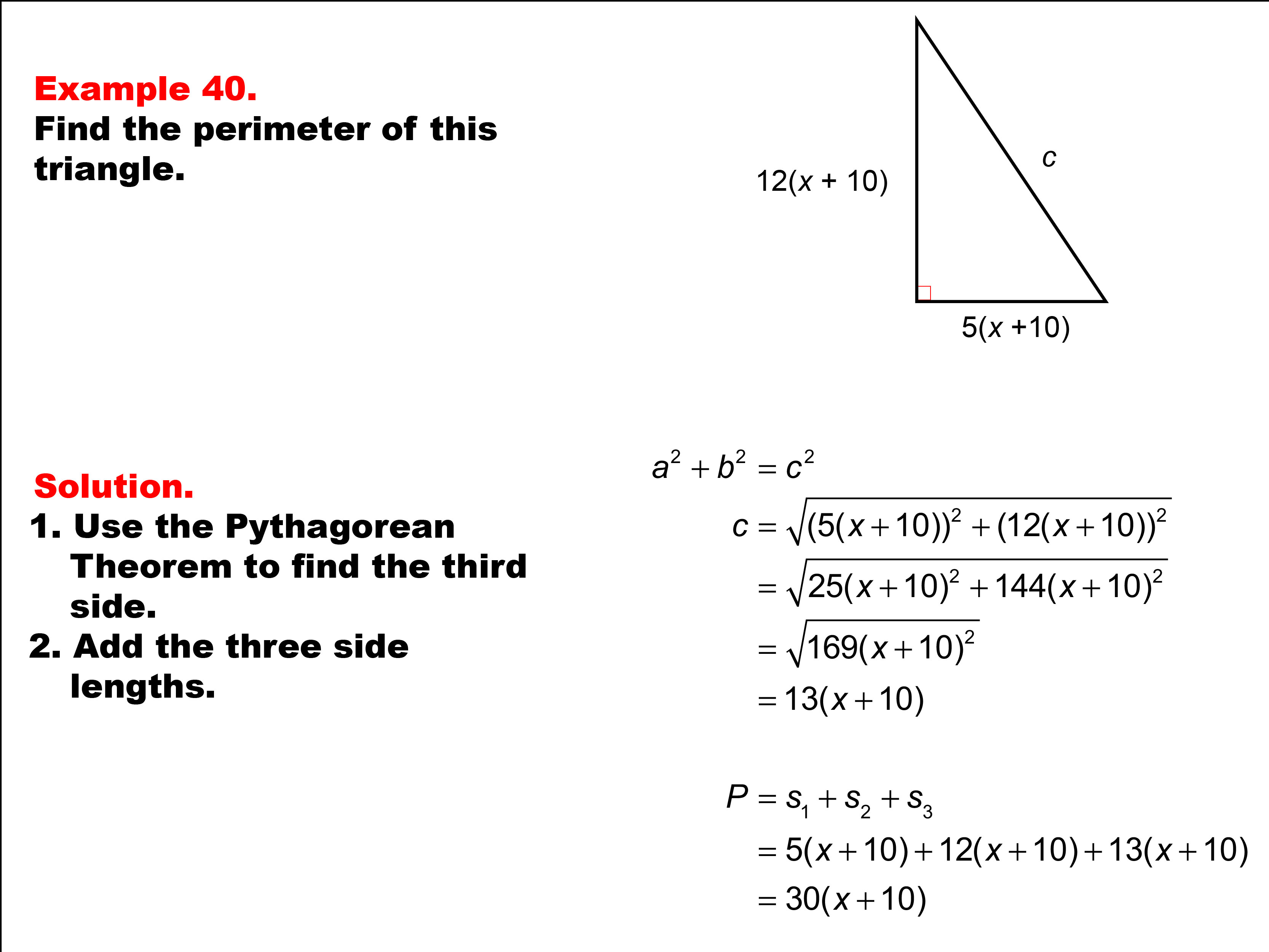 area and perimeter of isosceles triangle