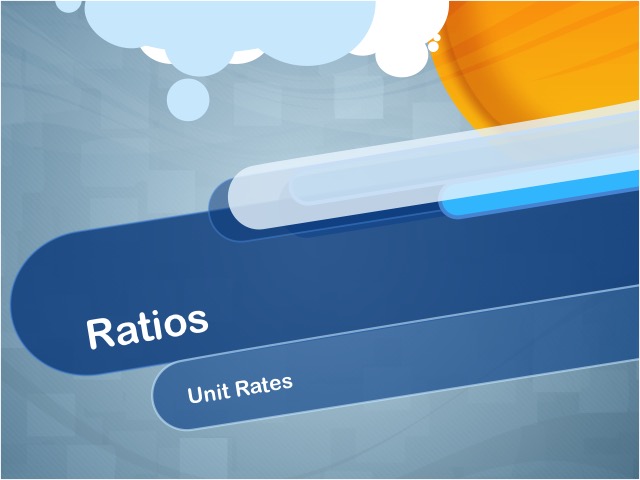 Closed Captioned Video: Ratios: Unit Rates