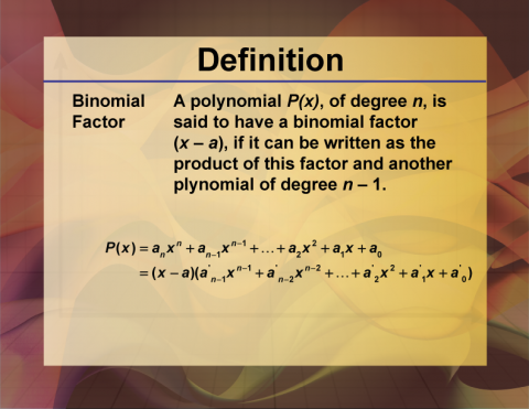 Polynomial Functions Collection | Media4Math