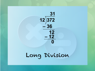 INSTRUCTIONAL RESOURCE: Tutorial: Long Division