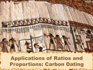 Math Clip Art--Applications of Ratios and Proportions--Carbon Dating 1