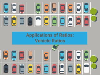 Math Clip Art--Applications of Equivalent Ratios--Vehicle Ratios 1