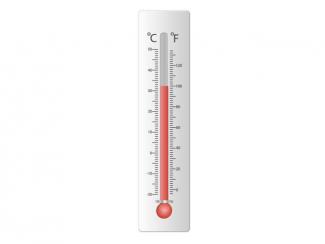 Math Clip Art--Thermometer 12
