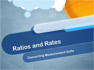 Closed Captioned Video: Ratios and Rates: Converting Measurement Units