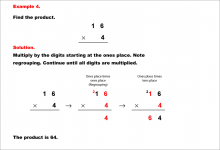 Math Example--Arithmetic--Column Multiplication--Example 4