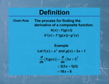 Definition--Calculus Topics--Chain Rule