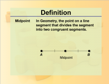 Definition--Geometry Basics--Midpoint