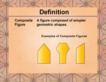 Definition--Polygon Concepts--Composite Figure