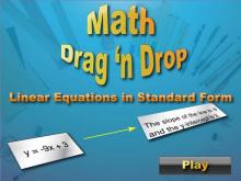 Interactive Math Game--DragNDrop Math--Linear Functions