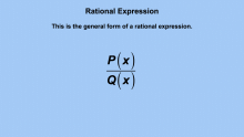 Animated Math Clip Art--Rational Expressions 1