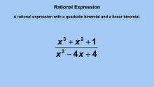 Animated Math Clip Art--Rational Expressions 7