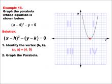 Math Example--Quadratics--Conic Sections: Example 16