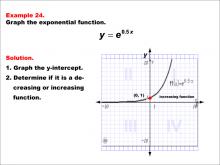 Math Example--Exponential Concepts--Graphs of Exponential Functions: Example 24